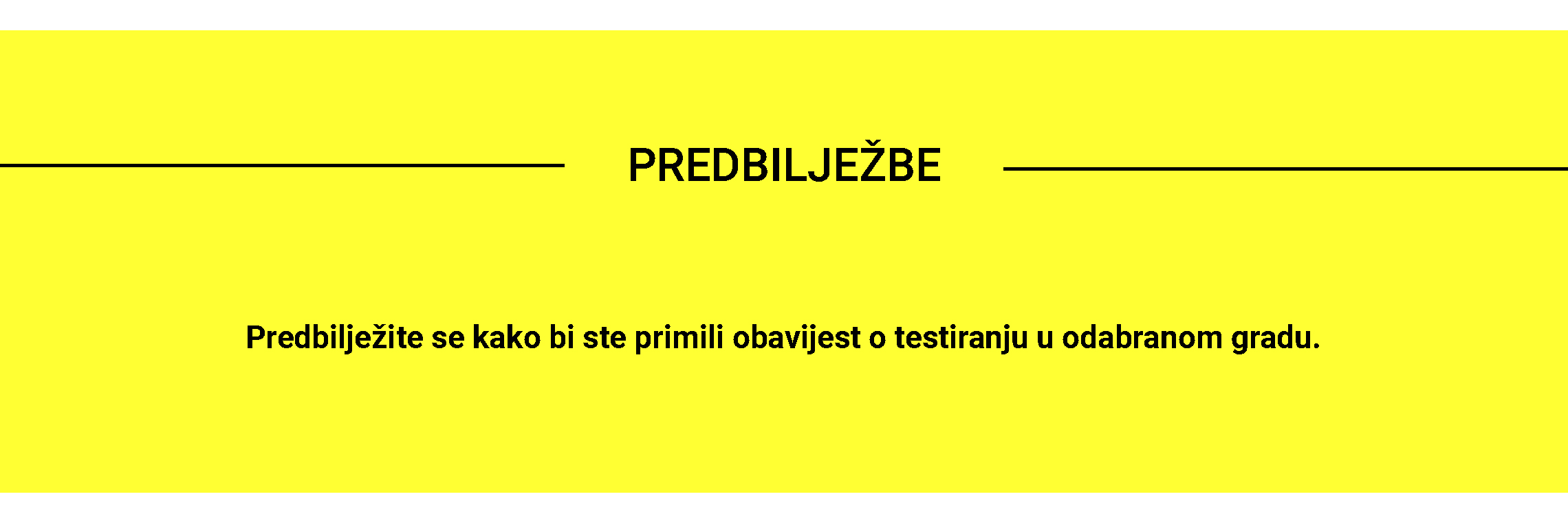 Predbilježbe